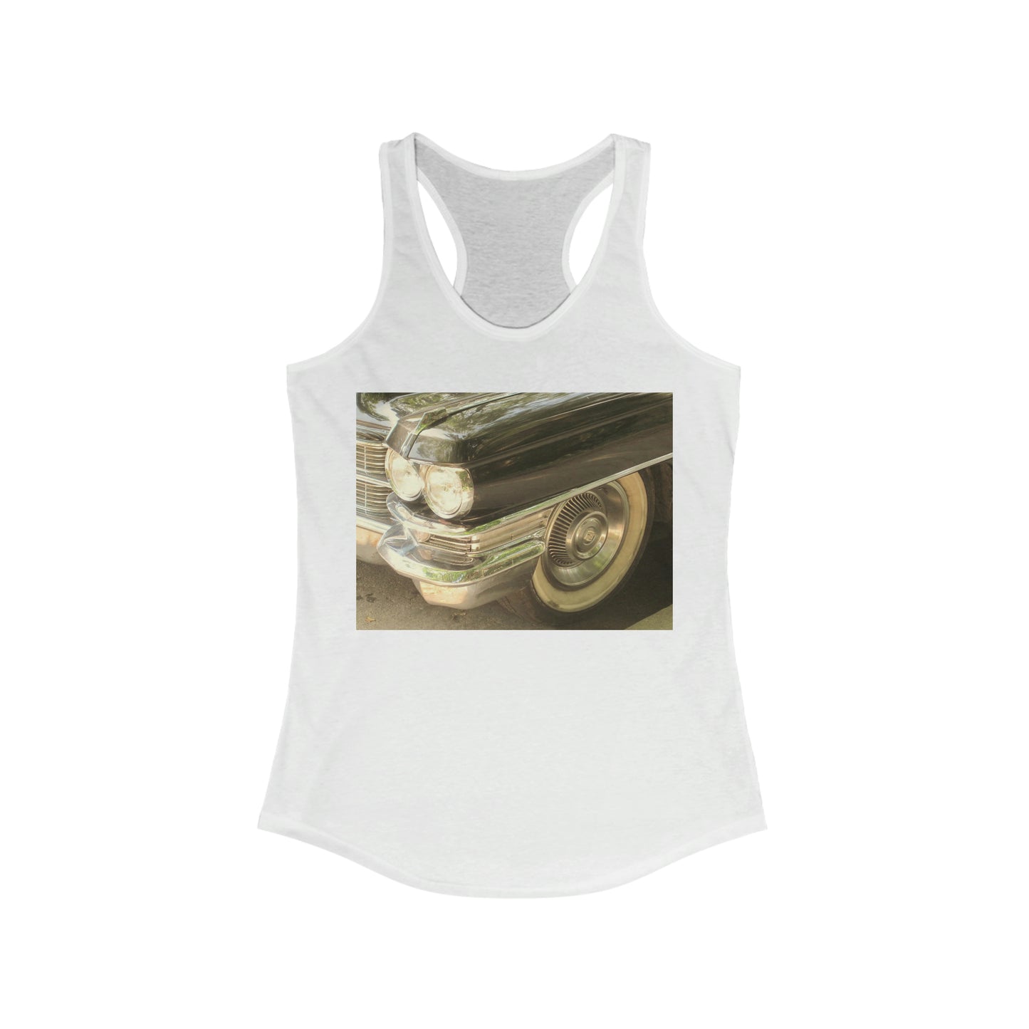 Vintage Car on a Summer Day - Women's Ideal Racerback Tank ~ Sharon Dawn Collection