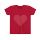 Red Heart - Youth Short Sleeve Tee ~ Sharon Dawn Collection